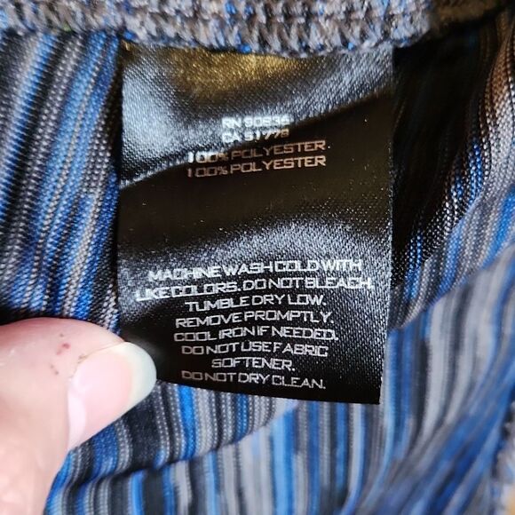 OGIO Endurance Foxy's Bar & Grill Tank Top Women XL Blue Black Gray Polyester - Picture 6 of 6